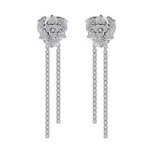 Moissanite Diamond Ross Earings D Color Pure 18K
Gold Earrings